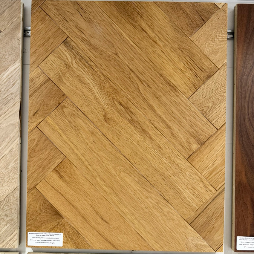 Windsor Engineered Real Wood Oak Herringbone UV Oiled
